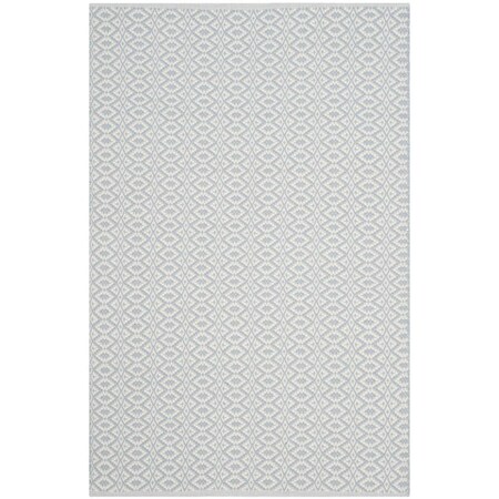 Safavieh Montauk Hand Woven Rectangle Rug- Ivory - Light Blue- 2 Ft. 3 In. X 3 Ft. 9 In. MTK716B-2339
